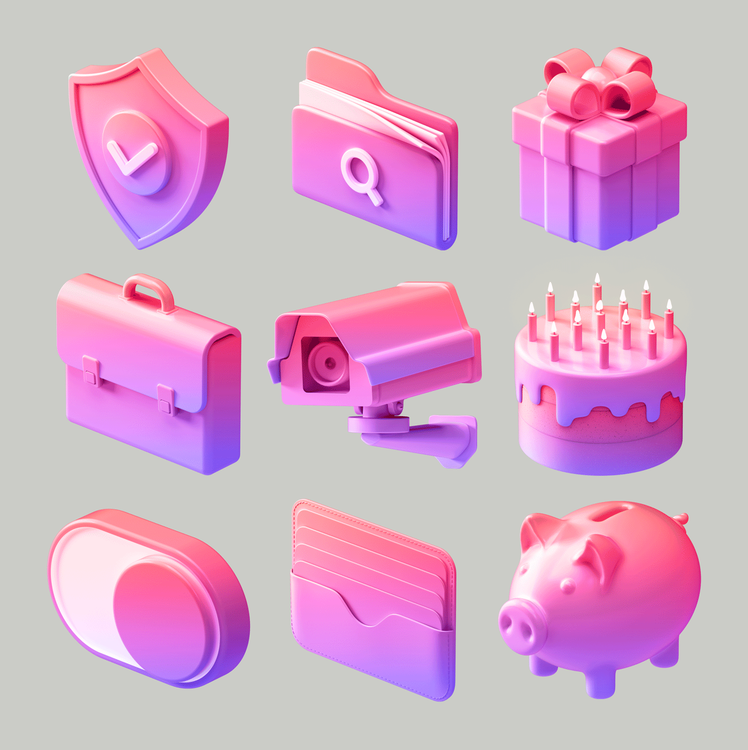3D icons packs for Designers — Business