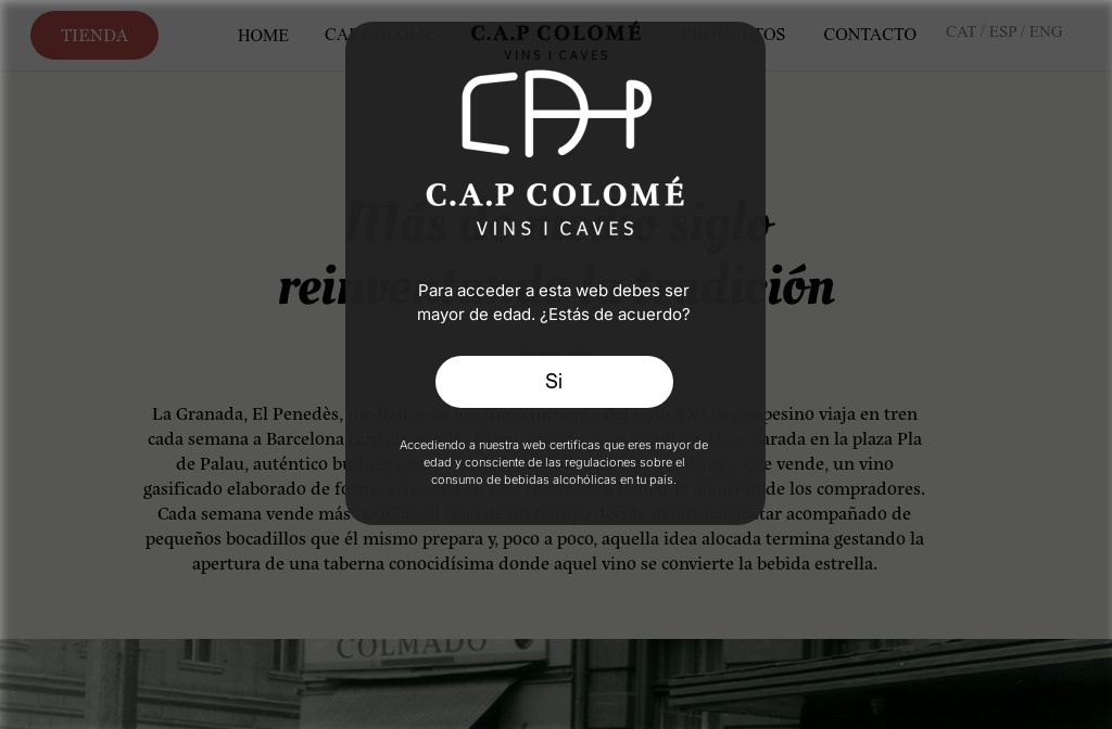 Colome Logo CAP Colomé - vinos y cavas — Cap Colome
