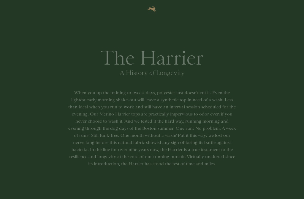 The Harrier's Longevity — Power of the Harrier