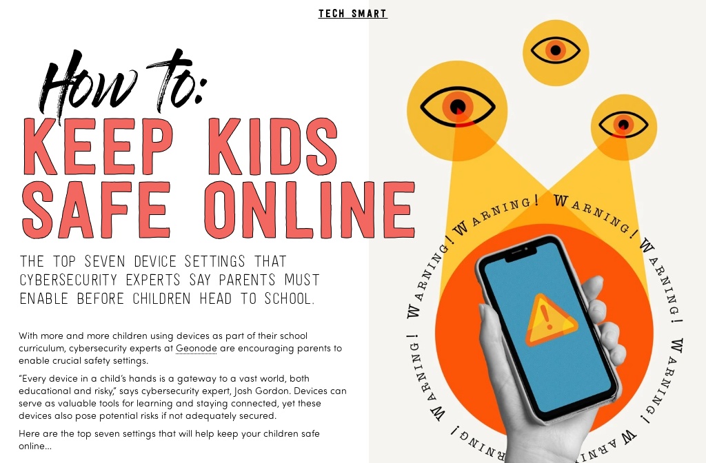 Tots to Teens, September-November 2024 — How to keep kids safe online