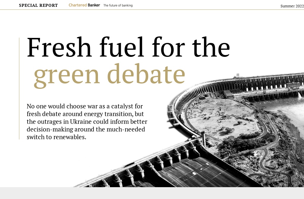 Pivotal Moment - Special Report - Summer 2022 — Fresh fuel