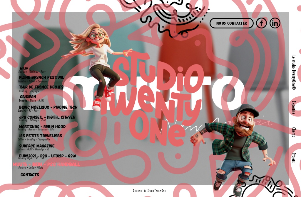 Studio Twenty One Graphiste & Directeur Artistique - Bordeaux