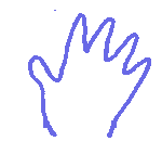 Un signe de la main. Lien au &quot;contact&quot;