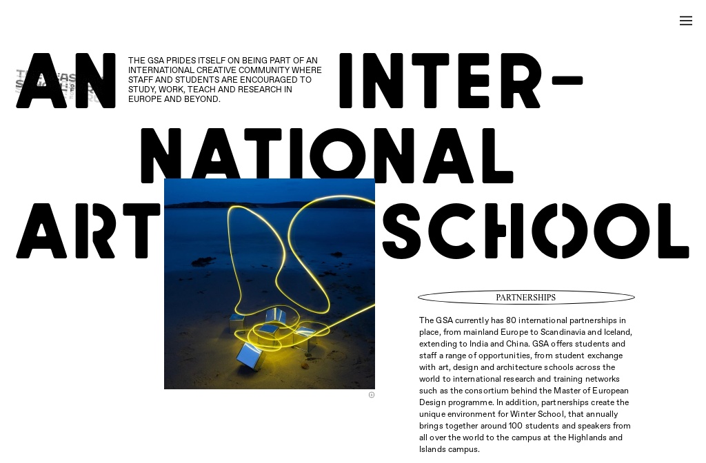 GSA WAY IN V8 — An International Art School