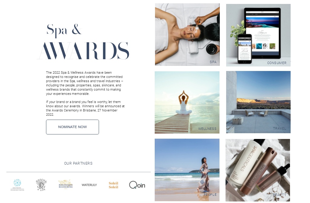 Spa Wellness 02 Spa Awards Ad