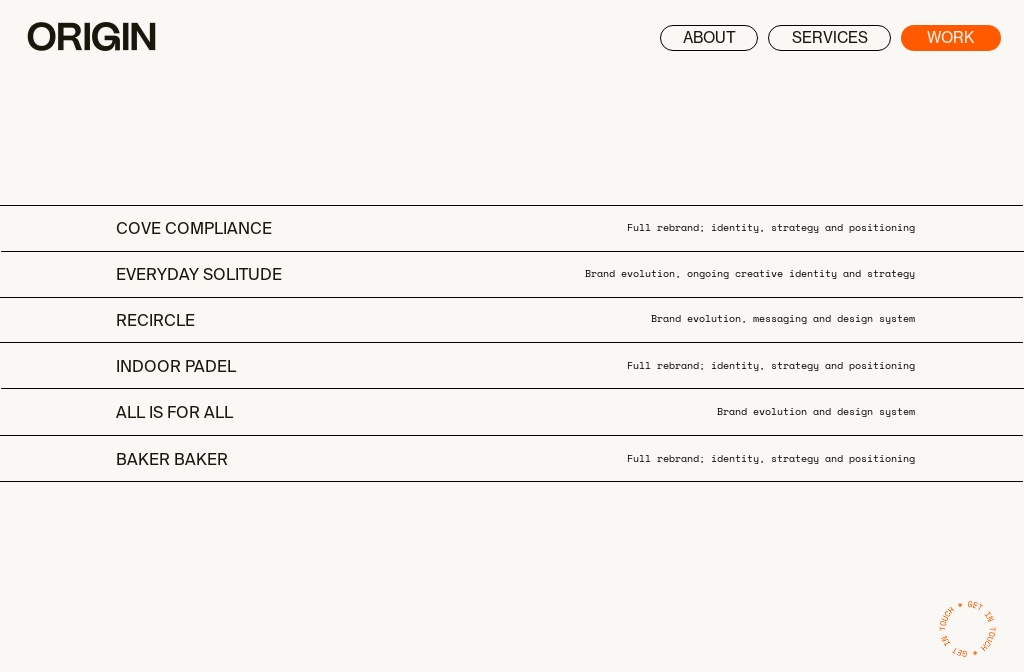 Origin Studio — Work