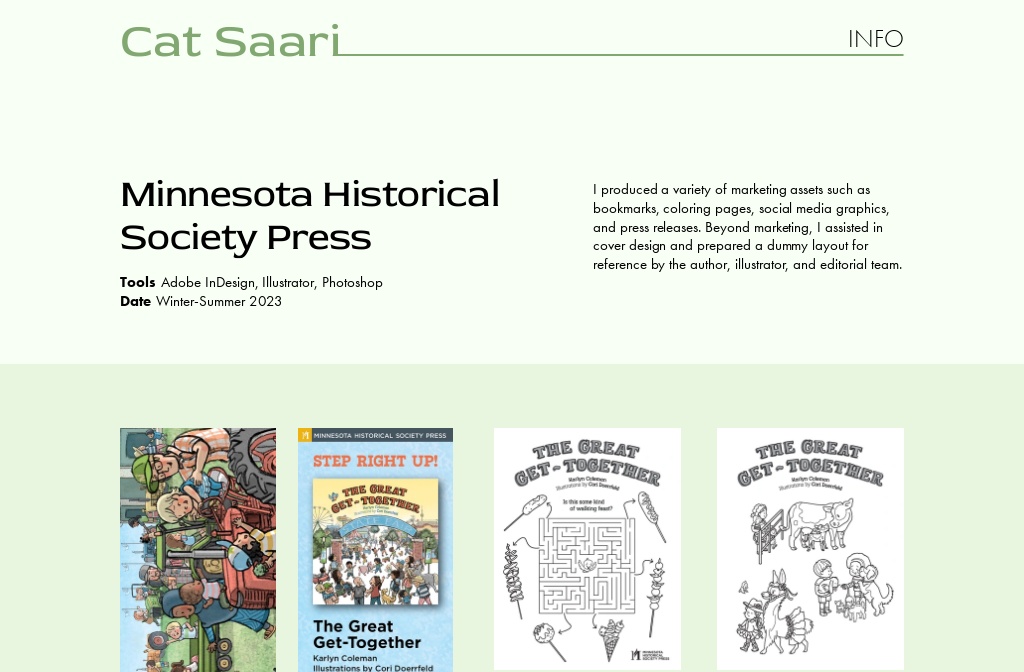 Cat Saari Portfolio ??? MNHS General