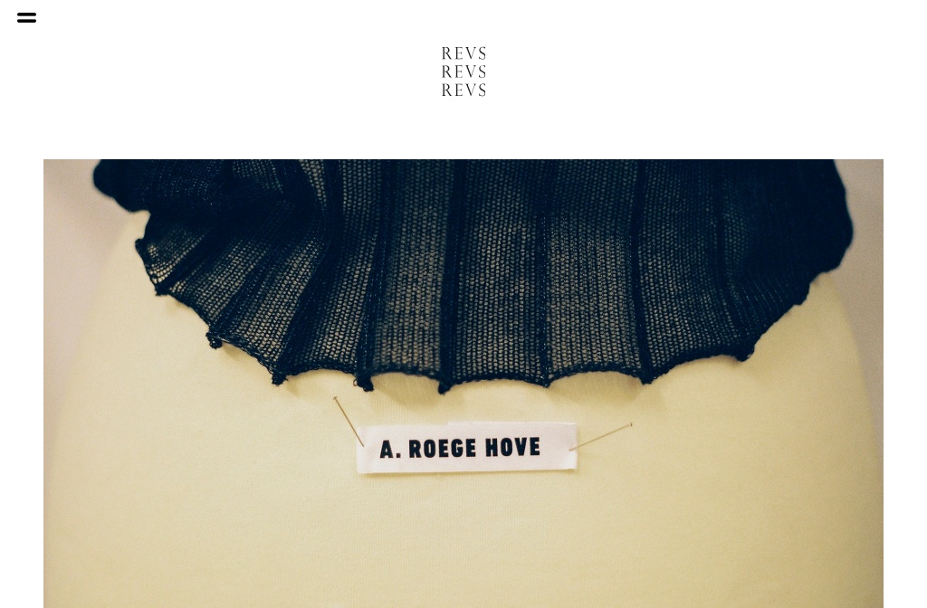 Amelia Rofe REVSmag — In conversation with amalie roege hove