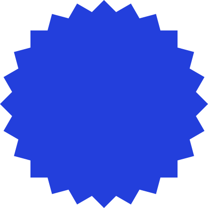 grafica rotonda blu