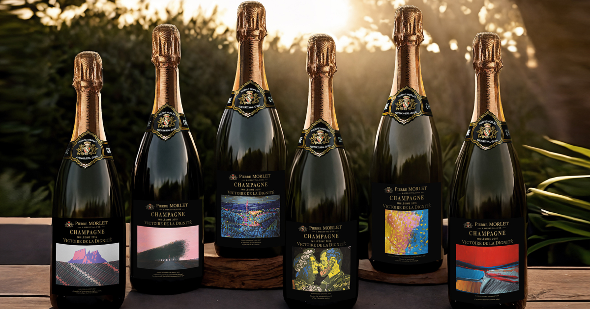 Oleksandr Sukholit for the limited collection of champagne