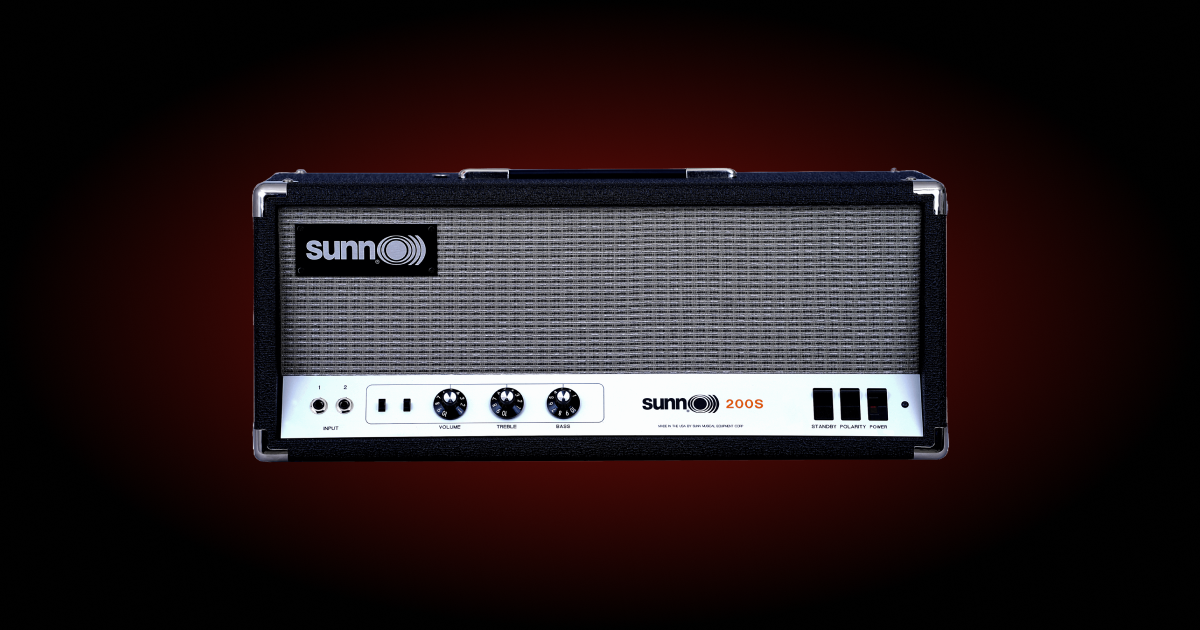 SUNN 200S Bass Amp | 60 Watt All Tube Power