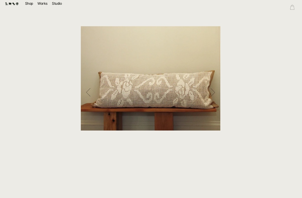 Studio Sydney Crochet Lumbar Pillow