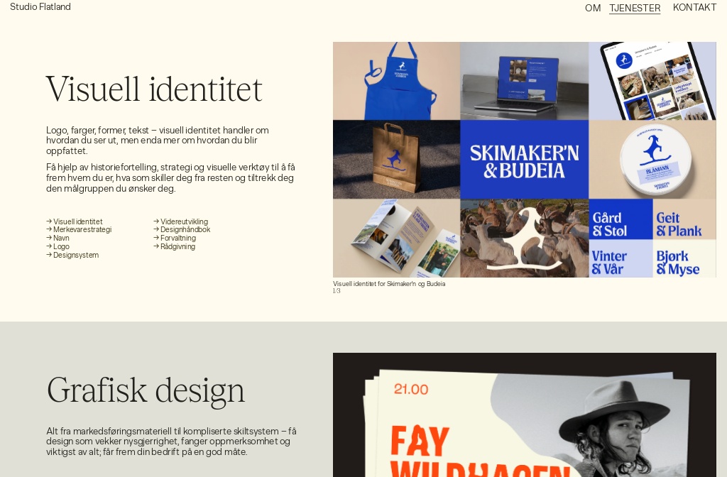 Studio Flatland – Tjenester