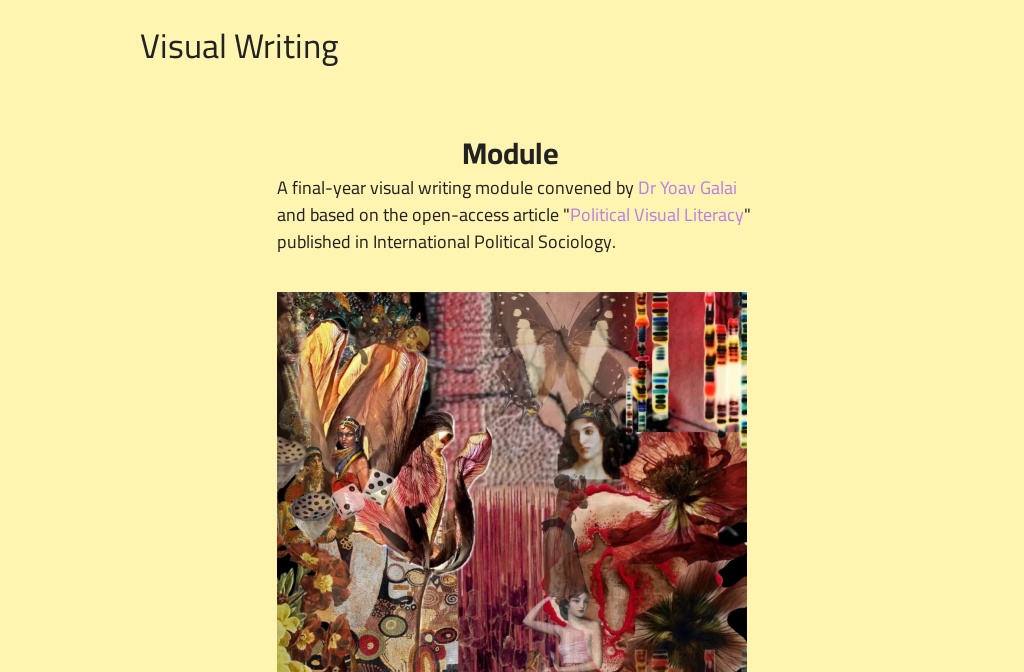 Visualized Writing Visualwriting.org