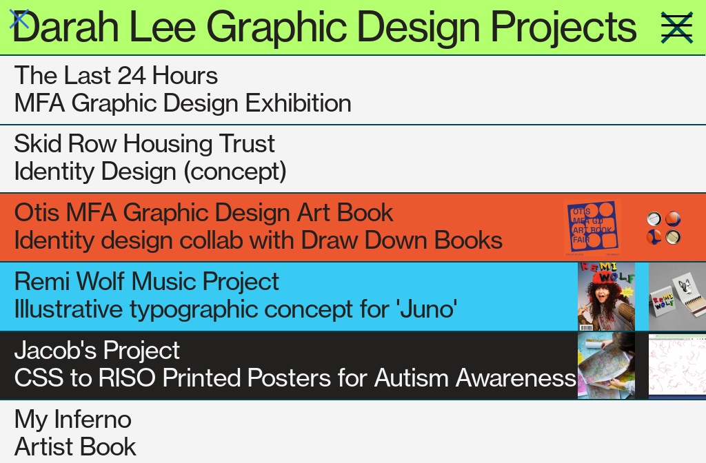 Darah lee haimovitz graphic design portfolio projectsx