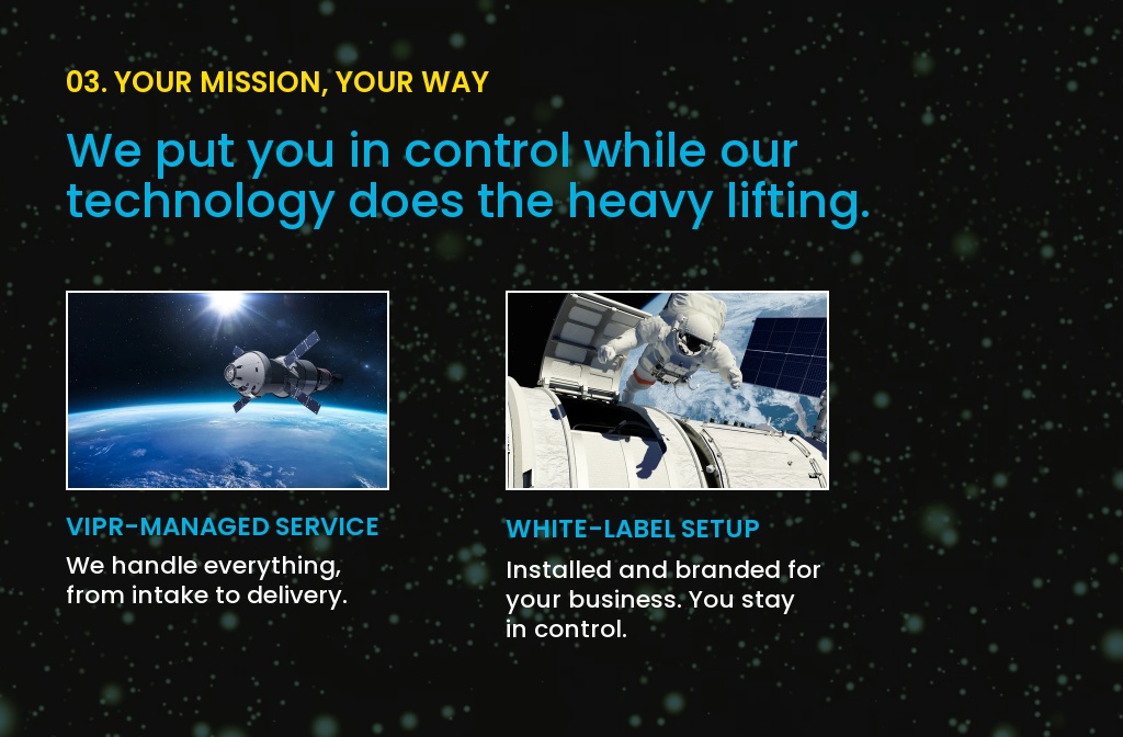 VIPR - taking data automation to new heights — Control