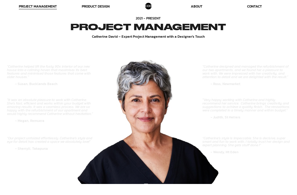 Catherine David Designs Portfolio — Project Management